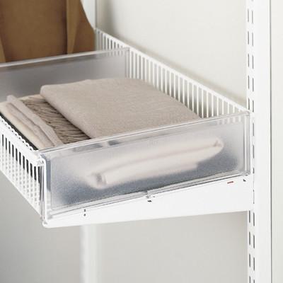 Elfa Basic Wardrobe 1 - 150cm Closet Organizer System with Shelves & Hanging Rod - Perfect for Bedroom, Walk-in Closet & Home Storage Organization