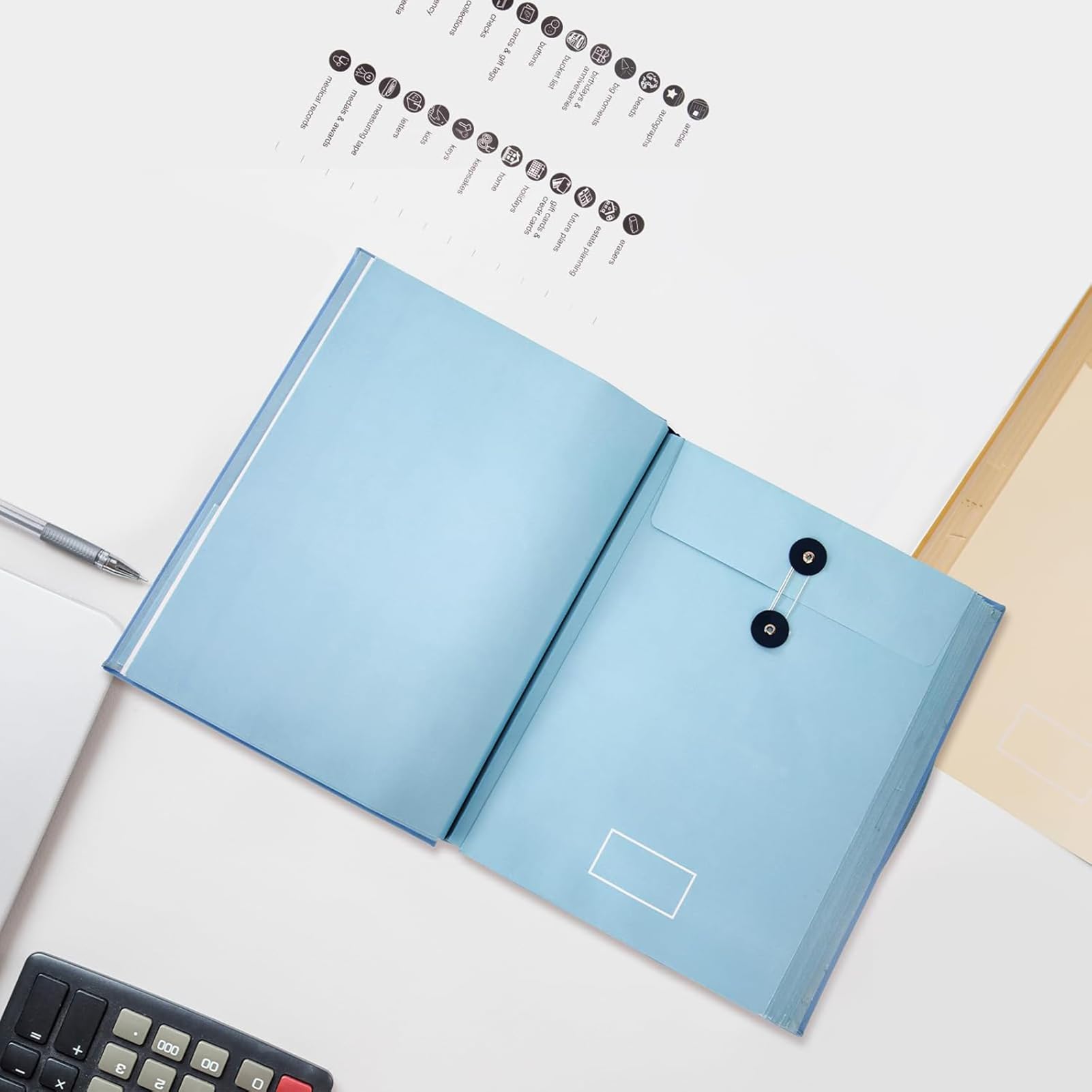 Veleron Life Organizer Binder - Secure Document Holder for Important Papers, Emergency Info, Birth Certificates & Passports | Perfect for Estate Planning, Family Records & Emergency Preparedness