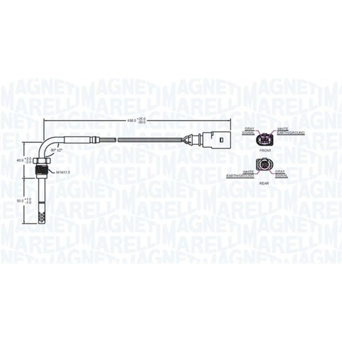Magneti Marelli EGT Sensor 172000171010 for Engine Performance