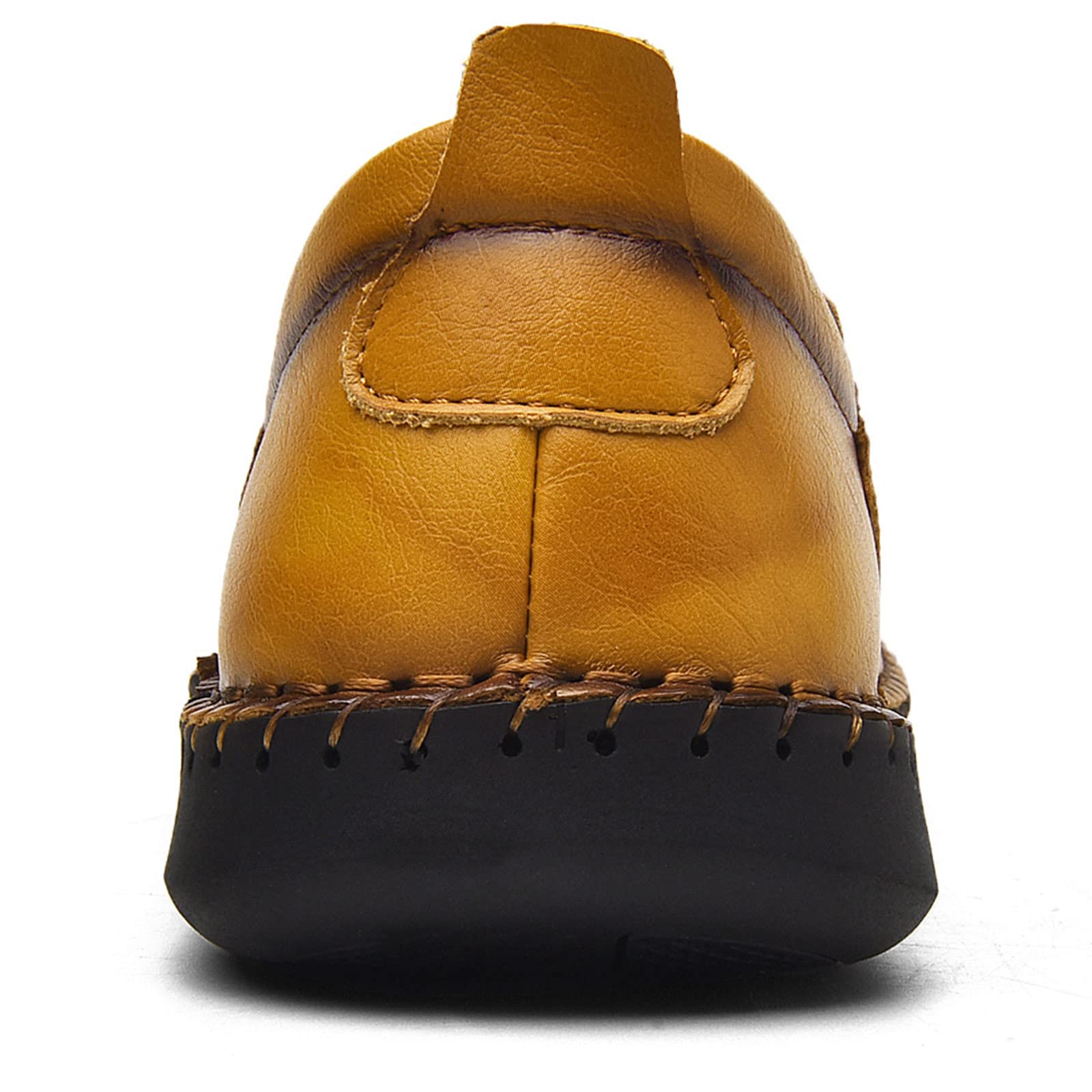 **Sharie Men's Casual Leather Slip-On Loafers - Breathable & Comfortable Walking Shoes for Men - Perfect for Office, Travel & Everyday Wear**