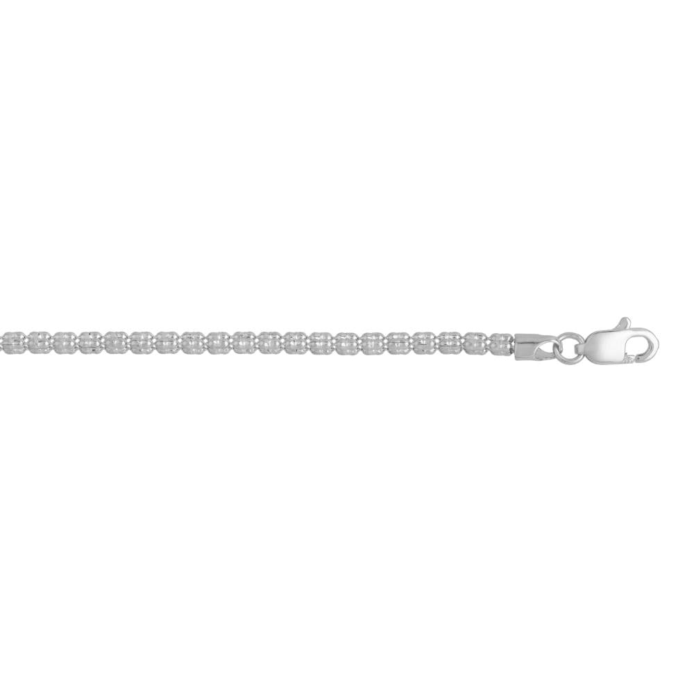14K Gold 2.74mm Fancy Ice Chain Necklace - Elegant Layering Piece for Women's Jewelry Collection | Perfect for Everyday Wear, Parties & Special Occasions