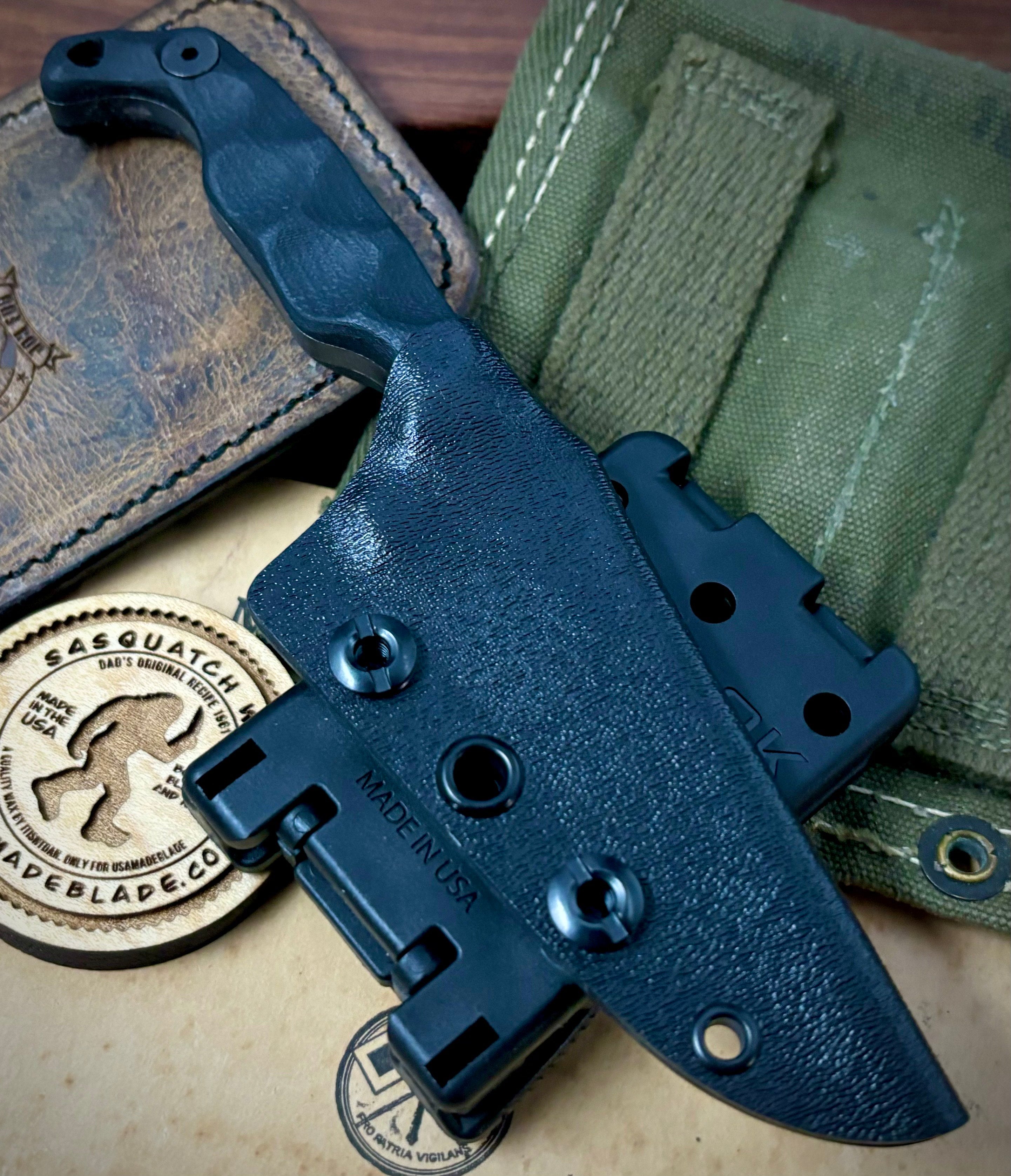 Premium Stroup Knives Mini Folding Pocket Knife with Black G10 Handle - EDC, Camping, Hiking & Outdoor Survival Tool