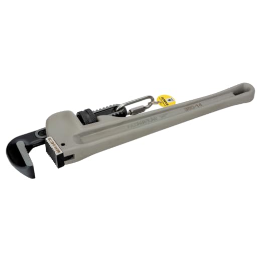 BAHCO IRTAH380-24 24-Inch Aluminum Pipe Wrench - Heavy Duty Adjustable Plumbing Tool for Professional Plumbers, DIY Home Repairs, and Industrial Use