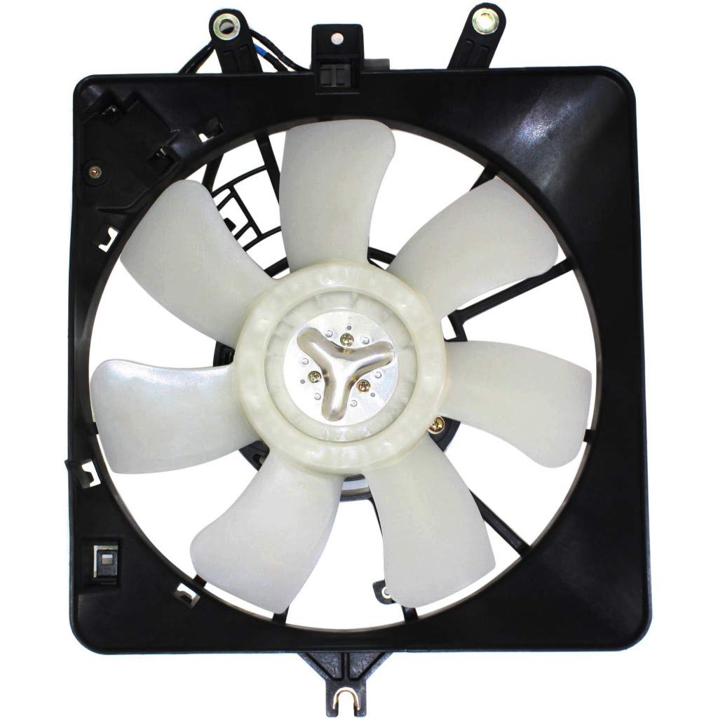 Honda Fit Cooling Fan Assembly & A/C Condenser Replacement for 2007-2008 Models - Compatible with HO3120100 & 38619-RME-A01 | Perfect for Engine Cooling System Repair & Summer AC Maintenance
