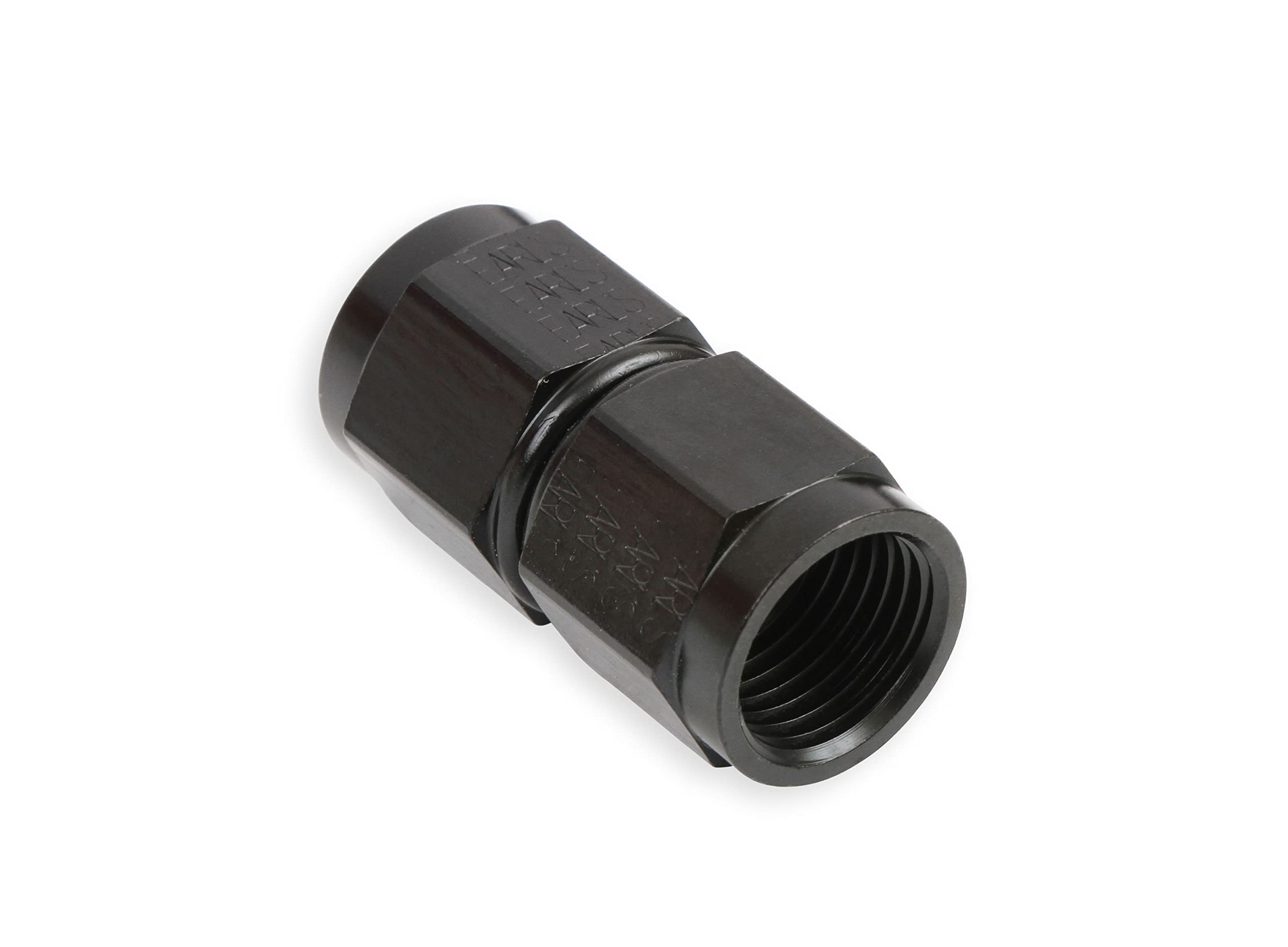 Earl's Performance AT915106ERL Black Anodized -6AN Male to Female Swivel Union Fitting for Fuel, Oil & Coolant Lines - Automotive, Racing & Marine Applications
