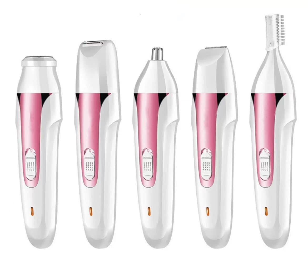 Painless Multifunctional Nose & Ear Hair Trimmer for Men & Women - Corded Electric Shaver with Metal Blades - Perfect for Travel, Grooming & Personal Care