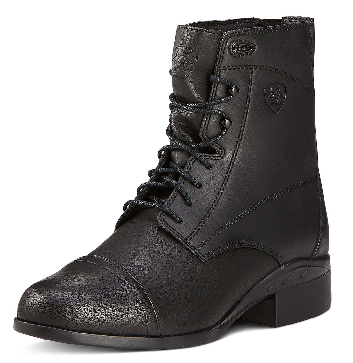 Ariat Women's Scout Paddock Boot - Black Leather Equestrian Riding Boots for Horseback Riding & Stable Work