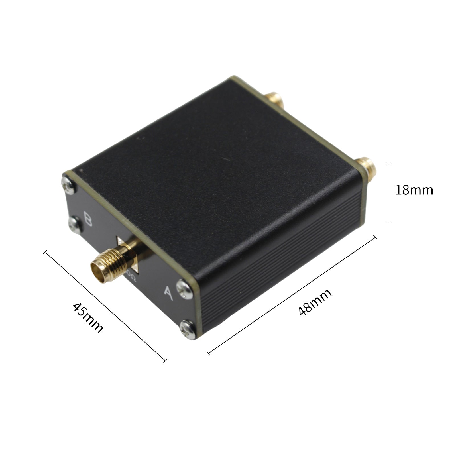 10W 1 to 2 Antenna RF Switch - High Frequency Manual Switch for Ham Radio, CB Radio & Wireless Communication Systems - Perfect for Signal Routing & Antenna Sharing