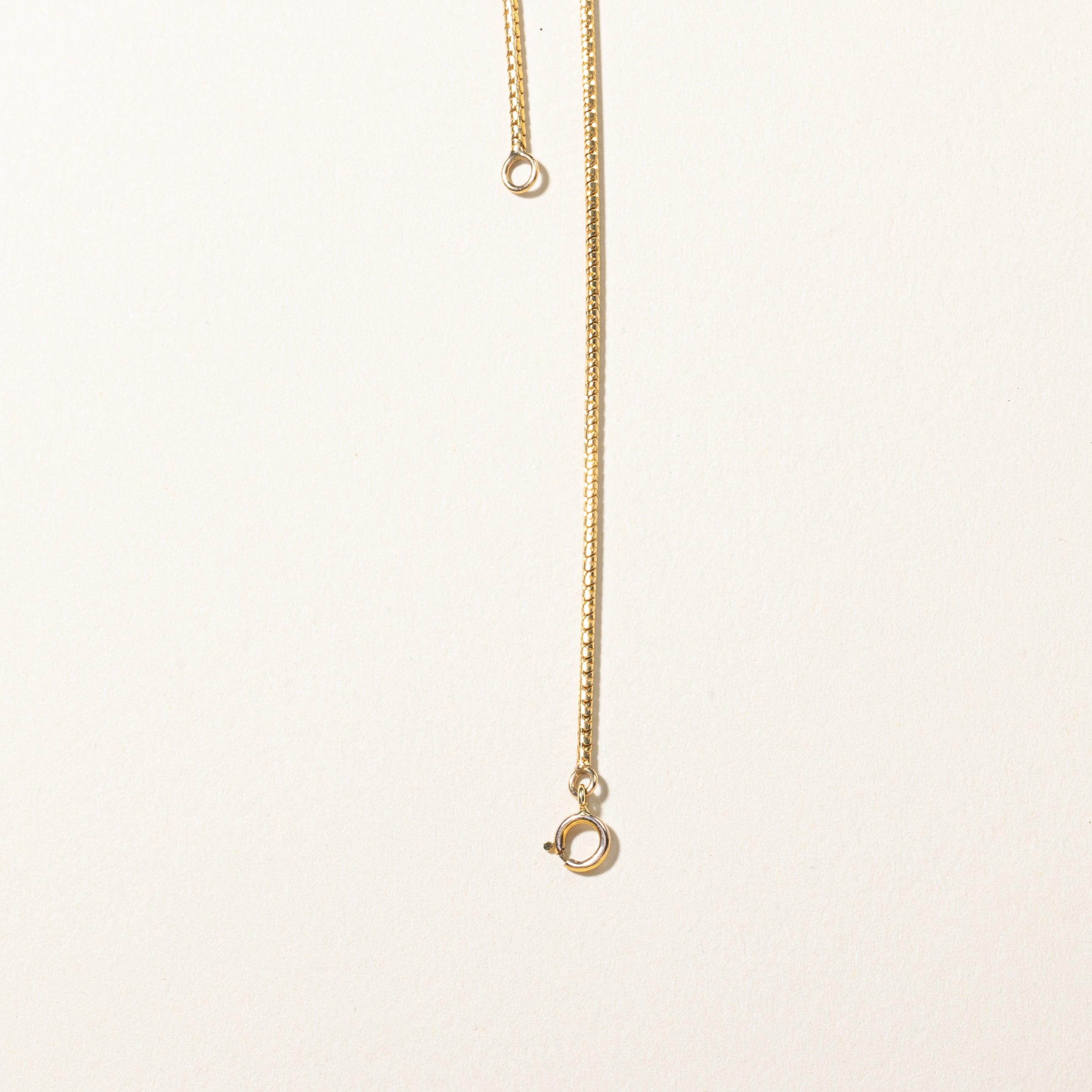 14K Yellow Gold Ruby and Diamond Necklace - 0.73ctw Ruby & 0.53ctw Diamond - 15