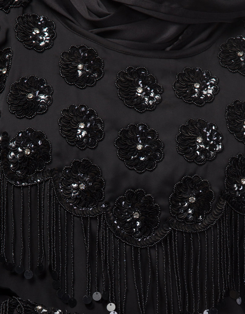 Elegant Black Embroidered Arabic Abaya Dress for Women - Perfect for Prayer, Modest Fashion, and Special Occasions