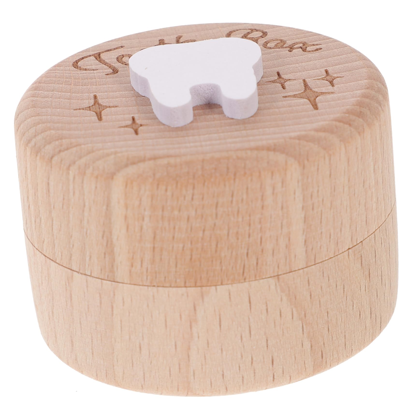 Luxshiny Wooden Tooth Holder Box for Kids - Baby Teeth Keepsake Organizer & First Tooth Storage Container - Perfect for Baby Teeth Collection, Milestone Memories, and Nursery Decor
