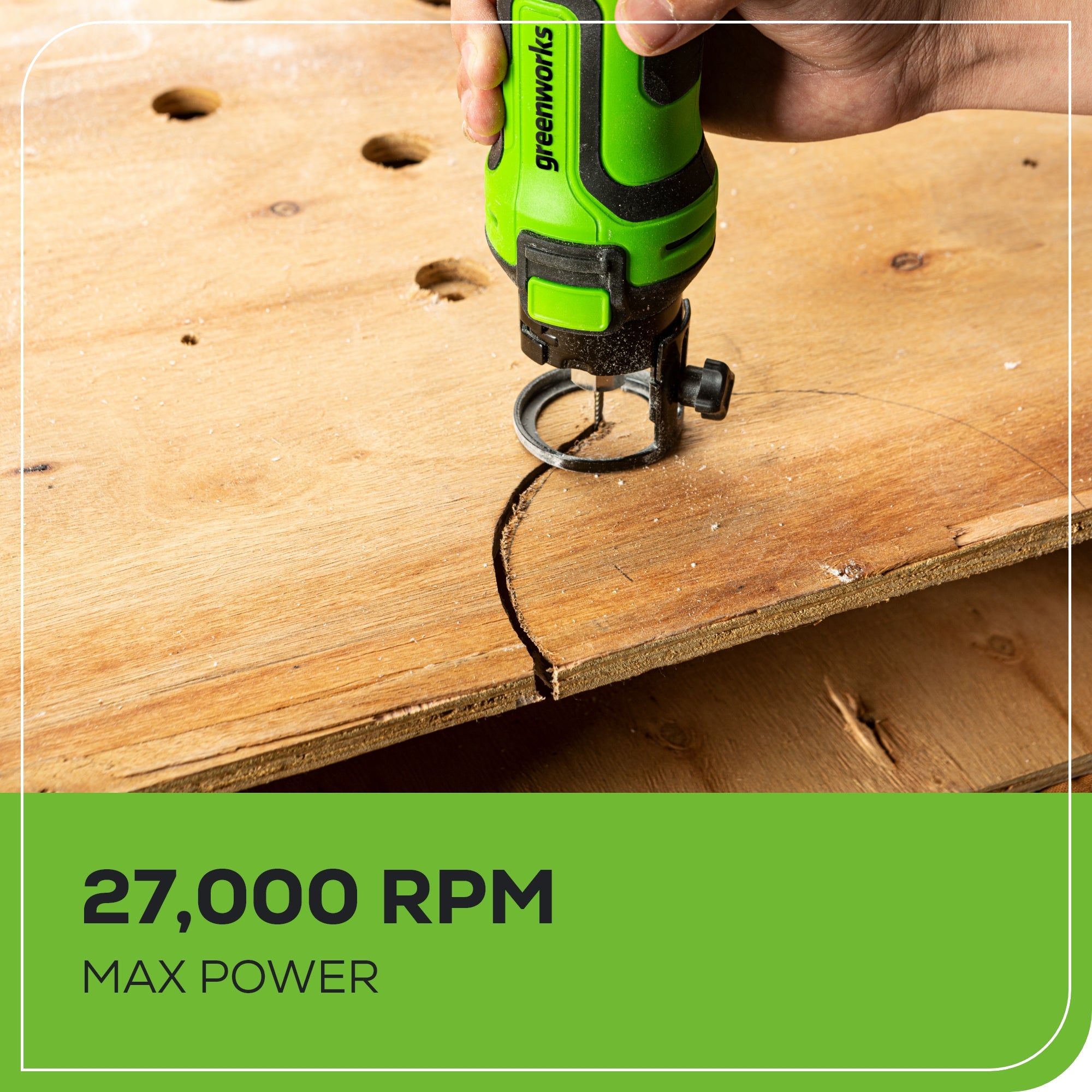 24V Cordless Battery Speed Saw Rotary Cutter - High Power Cutting Tool for Wood, Metal & Plastic - Perfect for DIY Projects, Home Renovation & Construction Work