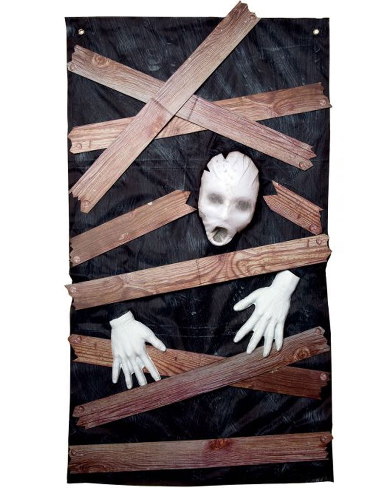 Realistic 3D Window Decals - Halloween Scary Window Stalker Decor for Home & Outdoor - Perfect for Spooky Party, Haunted House & Trick or Treat Decorations