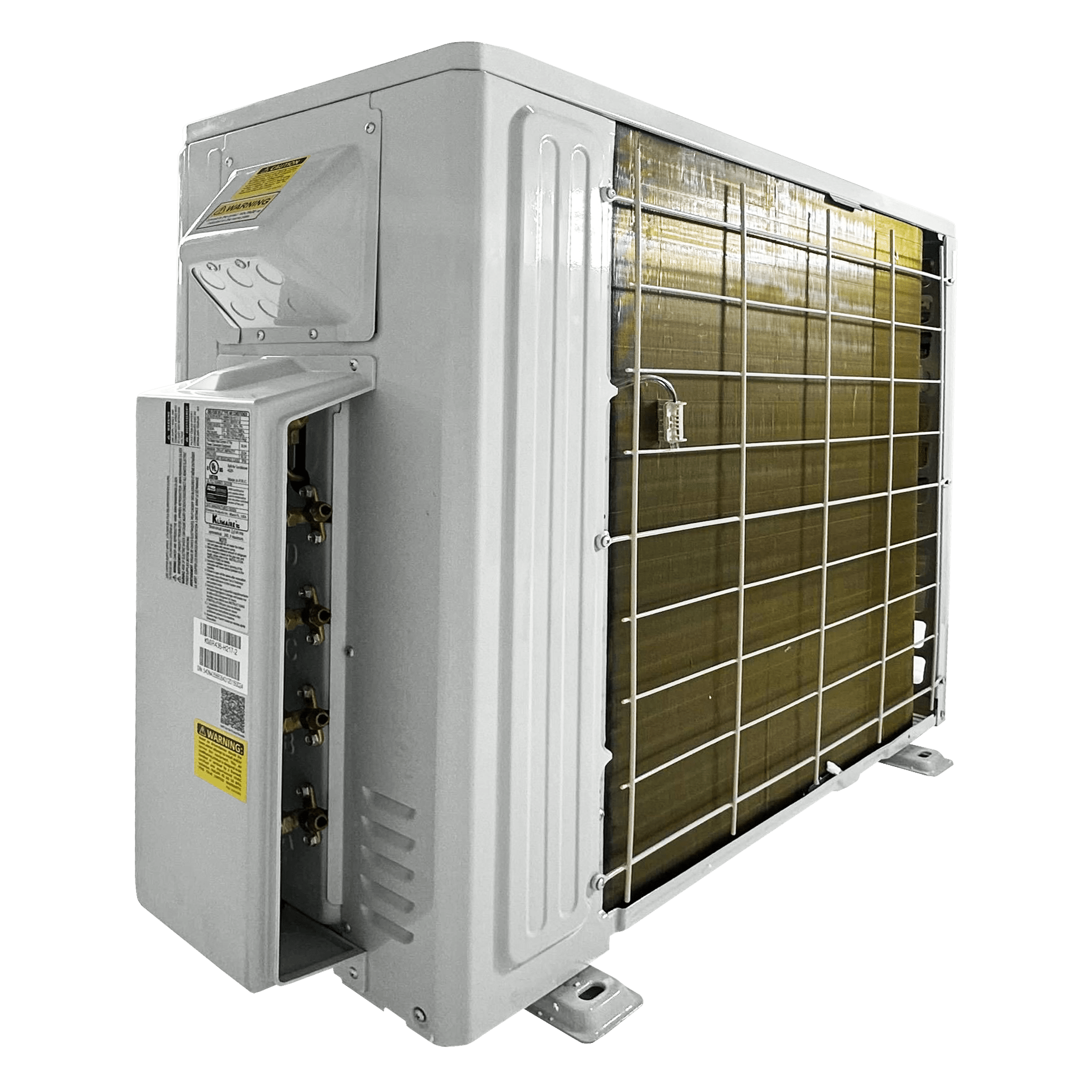 3 Zone Klimaire 21.9 SEER2 Multi Split Ceiling Cassette Ducted Recessed Air Conditioner Heat Pump System (12K+12K+24K BTU) - Perfect for Home, Office, and Commercial Spaces