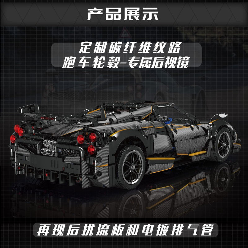 4802pcs MouldKing 13182 Pagani Huayra Building Blocks Set - Supercar Model Kit for Adults & Teens - Perfect for Collectors, DIY Enthusiasts & Home Office Decoration