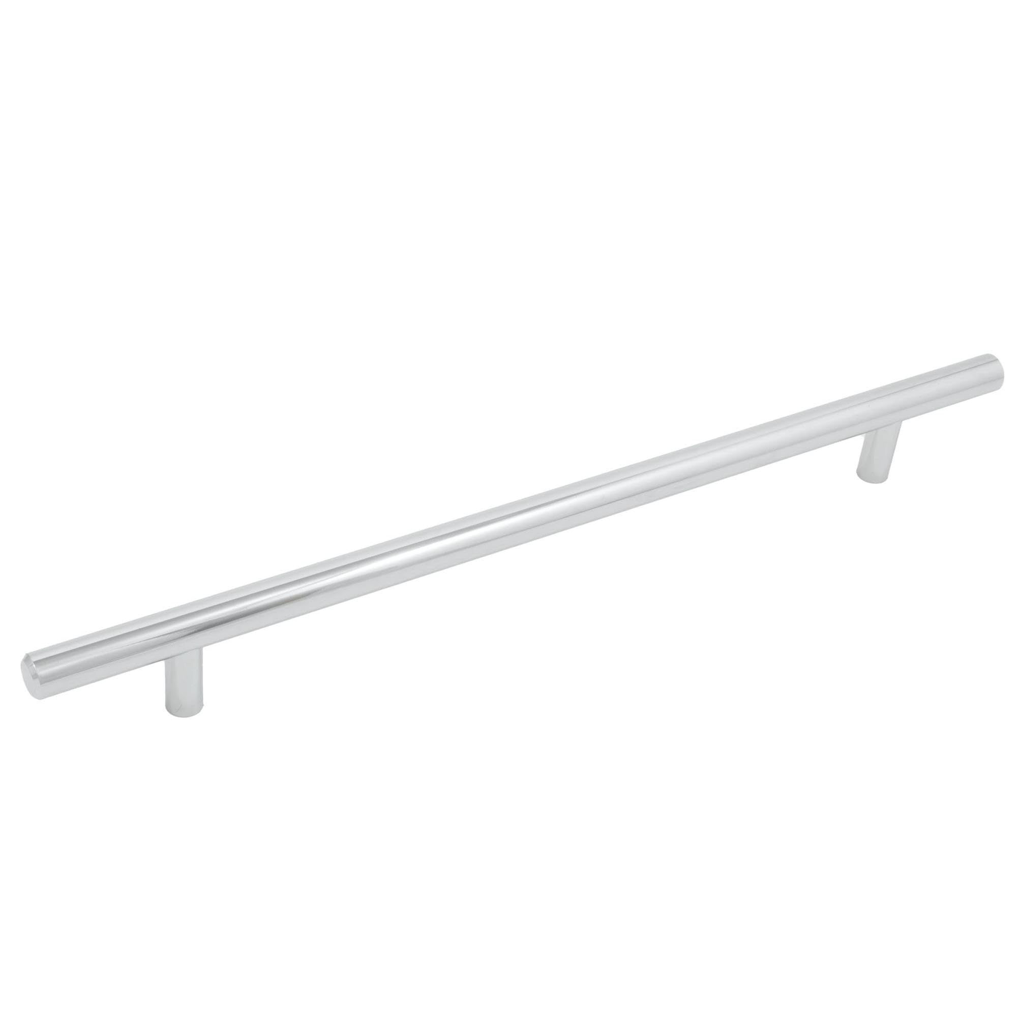 Stone Harbor Hardware Bar Cabinet Pull - 224mm Center to Center, 304mm Overall Length, Polished Chrome Finish - Perfect for Kitchen Cabinets, Bathroom Vanities & Furniture Drawers