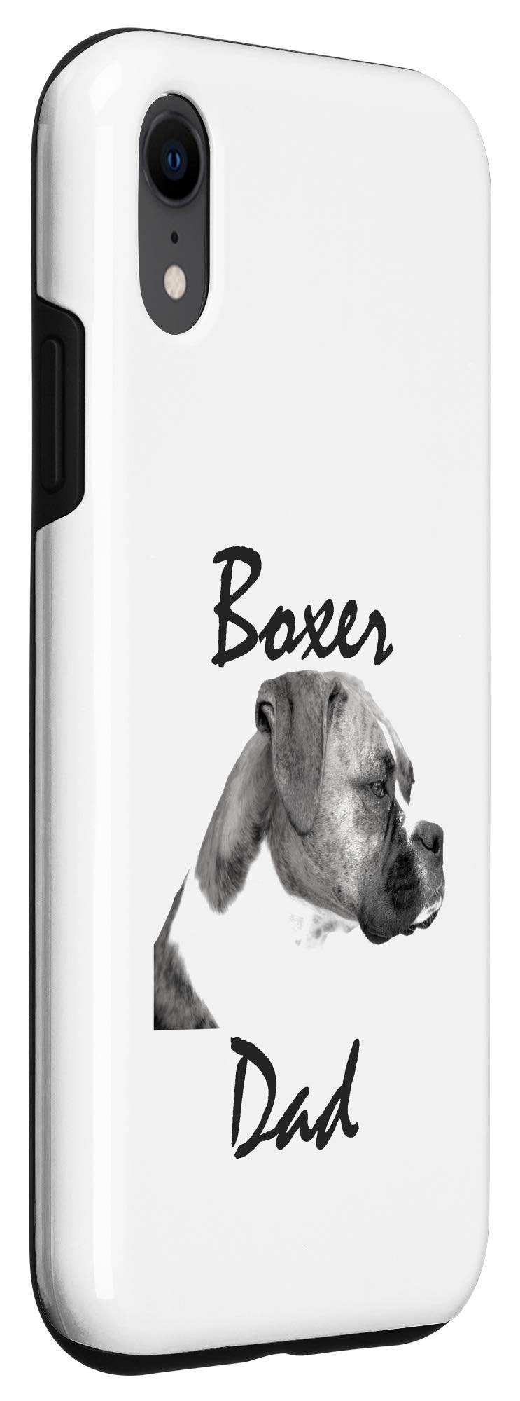 iPhone XR Funny Awesome Boxer Dad Dog Case - Durable Protective Cover for iPhone XR - Perfect Gift for Pet Lovers & Boxing Fans