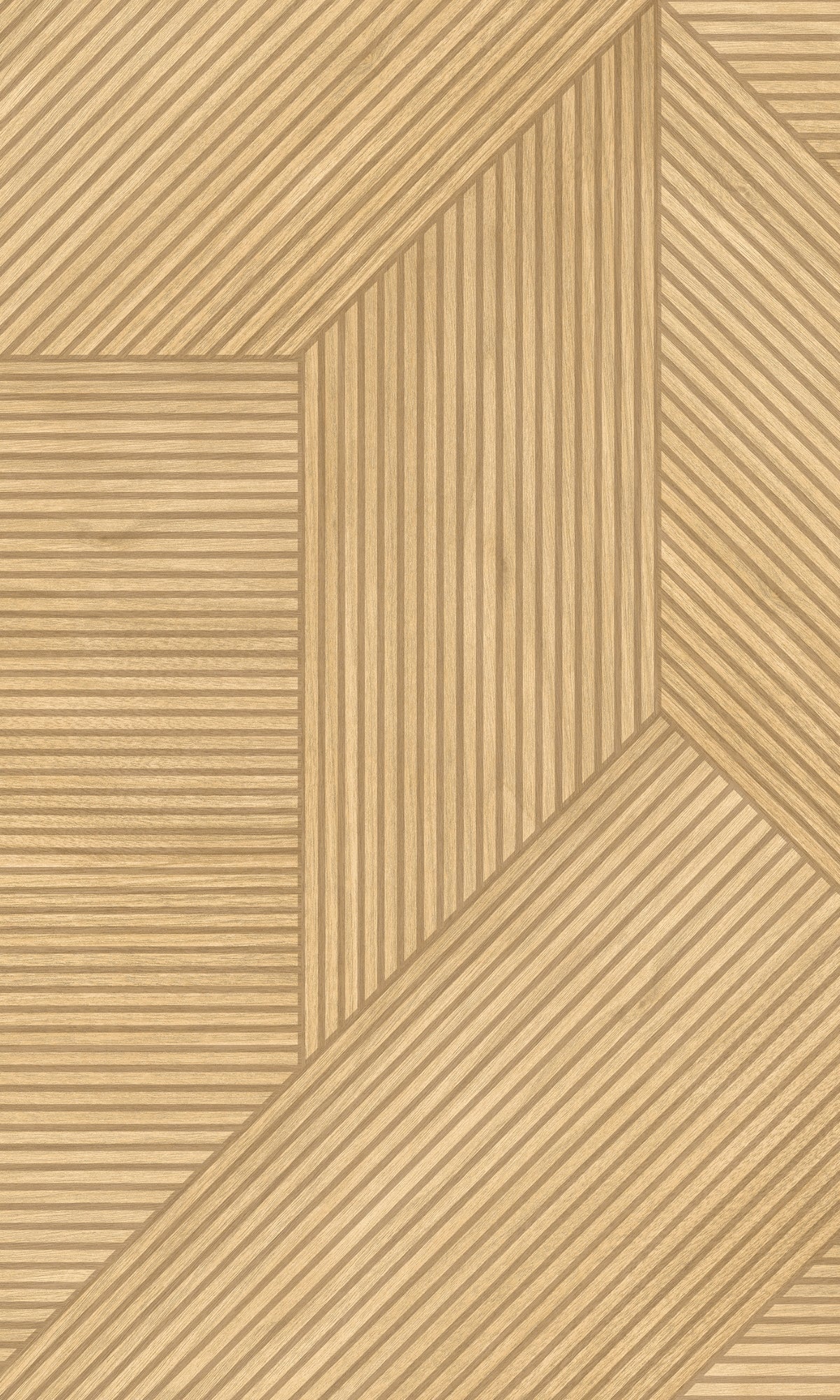 Geometric Wood Panel Wallpaper with Camel Design - Peel and Stick Self-Adhesive Wallpaper for Living Room, Bedroom, Office Decor (Style R8192)