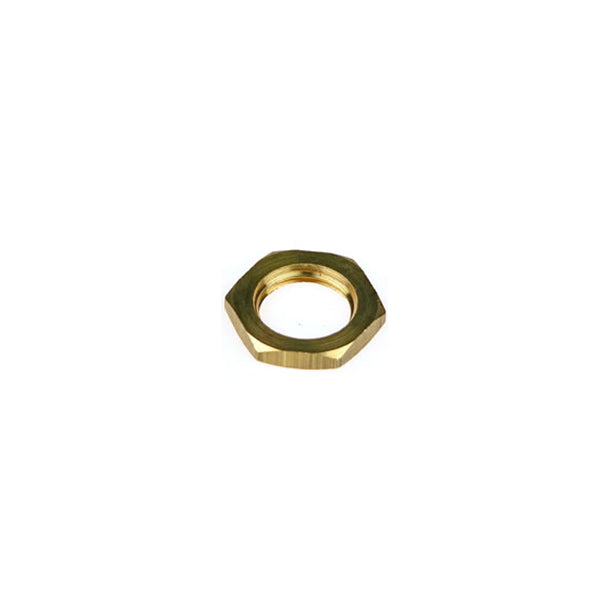1/4 BSP Thin Fixing Nut - High-Quality Brass Plumbing Fitting for Water & Gas Lines - Perfect for DIY Repairs, Pipe Connections, and Industrial Applications