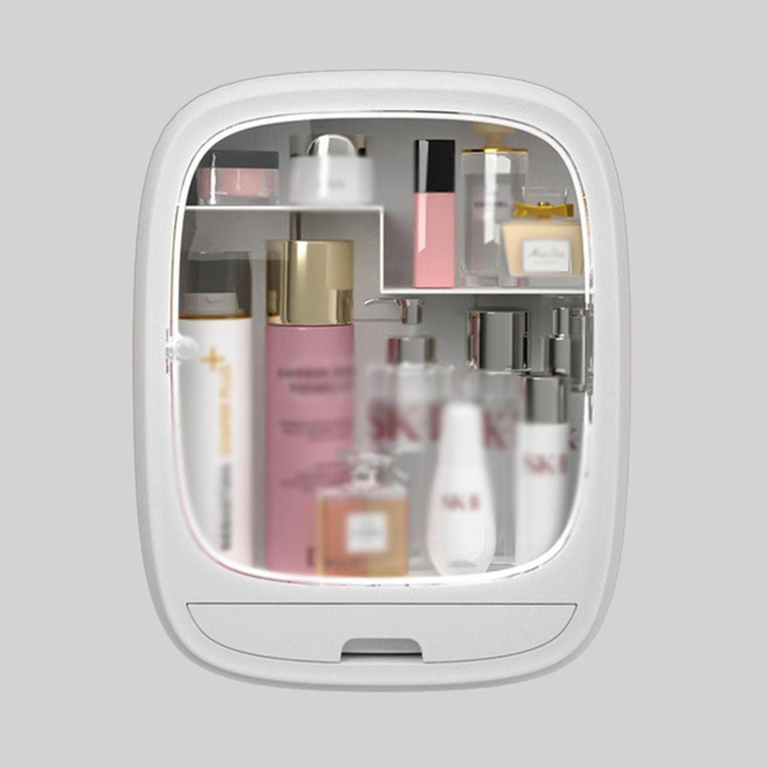 JINYISI Large Capacity Makeup Organizer with Drawers - Desktop Cosmetic Storage Box for Jewelry & Beauty Products - Perfect for Bathroom, Vanity & Travel Organization