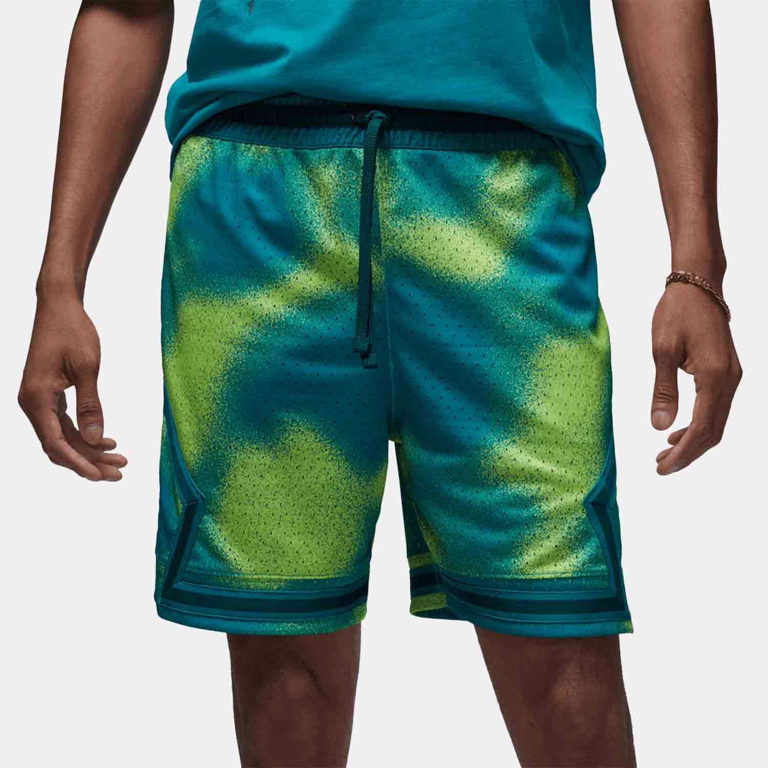 Men's Dri-FIT Sport Diamond Shorts - Breathable Quick-Dry Athletic Running Shorts for Gym, Workout & Outdoor Activities