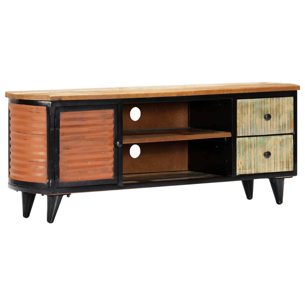 Farmhouse TV Stand with Storage - 47.2