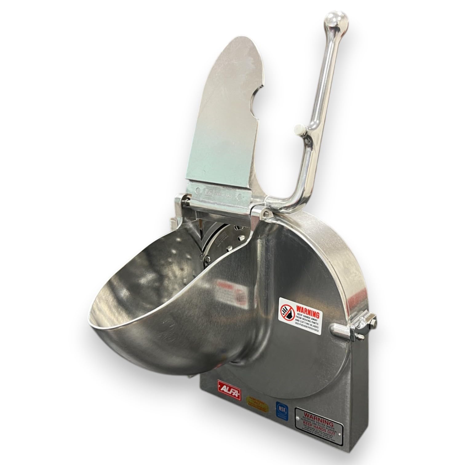 Alfa GS-12 Commercial Mixer Grater Shredder Attachment - Complete Set Compatible with Standard #12 Meat Grinder Hubs | Perfect for Cheese, Vegetables & Food Prep in Restaurants & Kitchens
