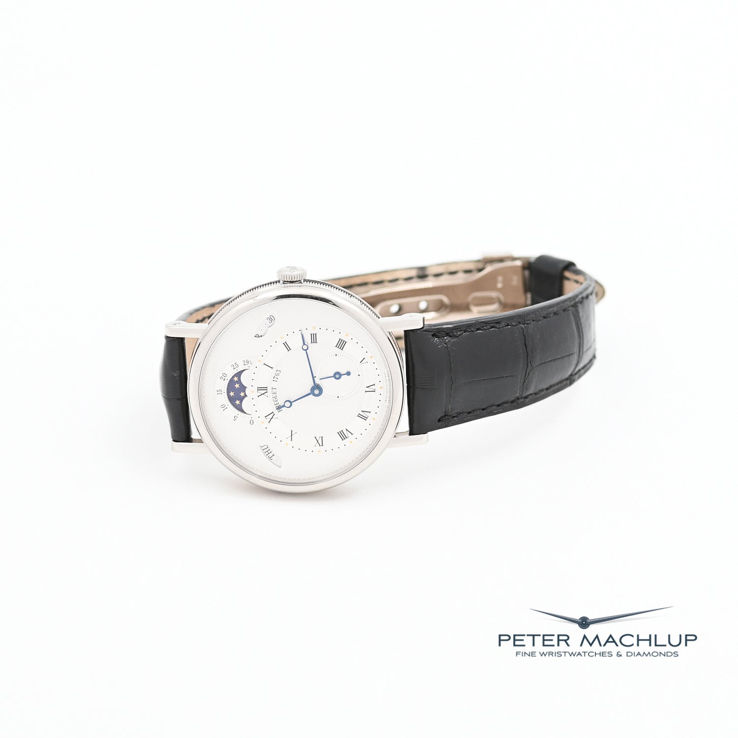 Breguet Classique Moonphase Watch 2013 - Luxury Automatic Men's Timepiece with Moon Phase Complication - Perfect for Formal Events & Collectors