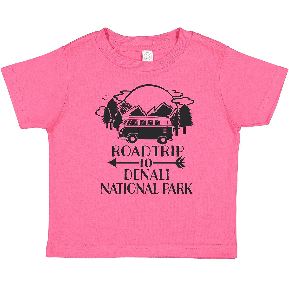 Road Trip to Denali Baby T-Shirt - National Park Travel Outfit