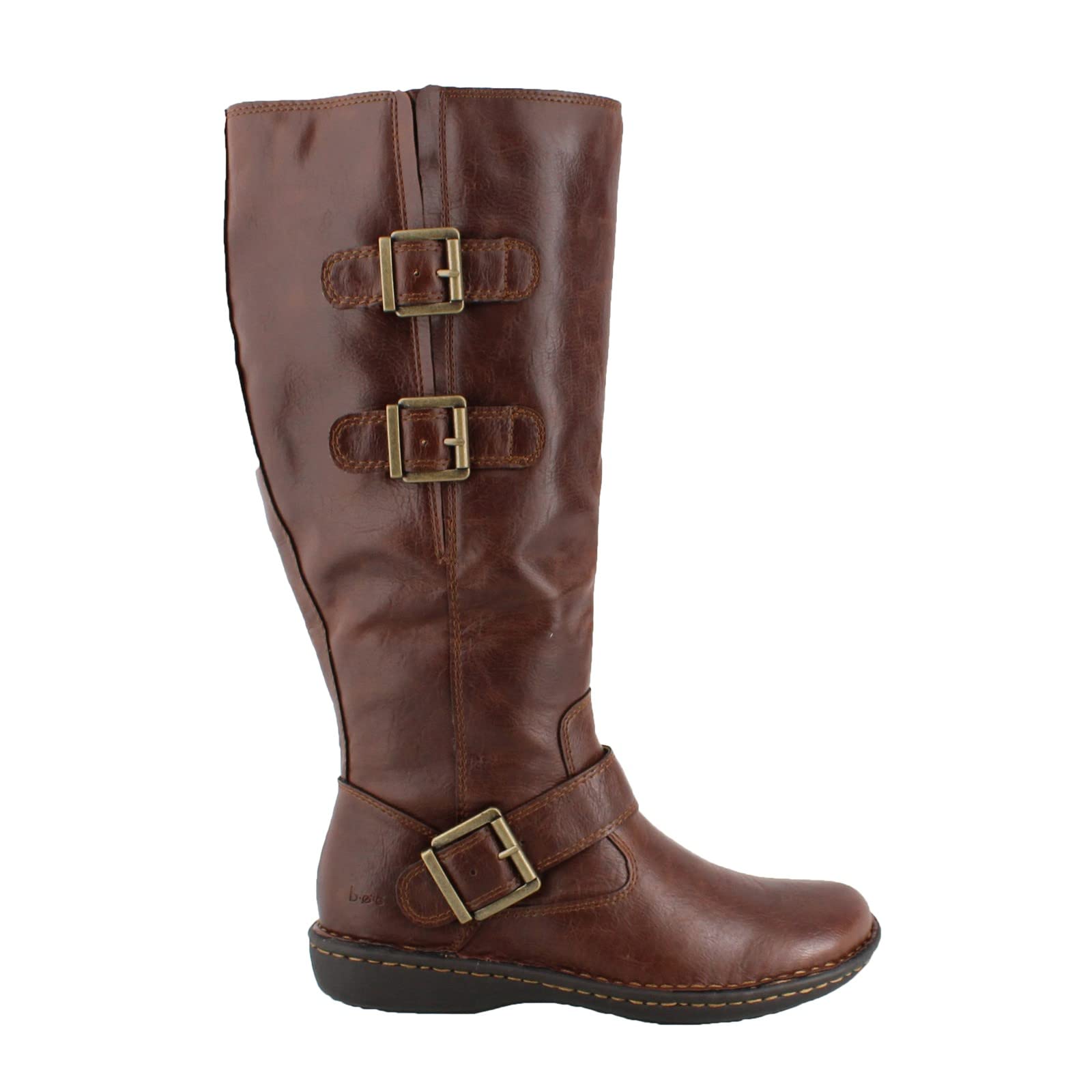 B.O.C. Women's Virginia Wide Calf Dark Brown Boots Size 9 C/D US - Comfortable & Stylish for Work, Casual Outfits & Winter Wear