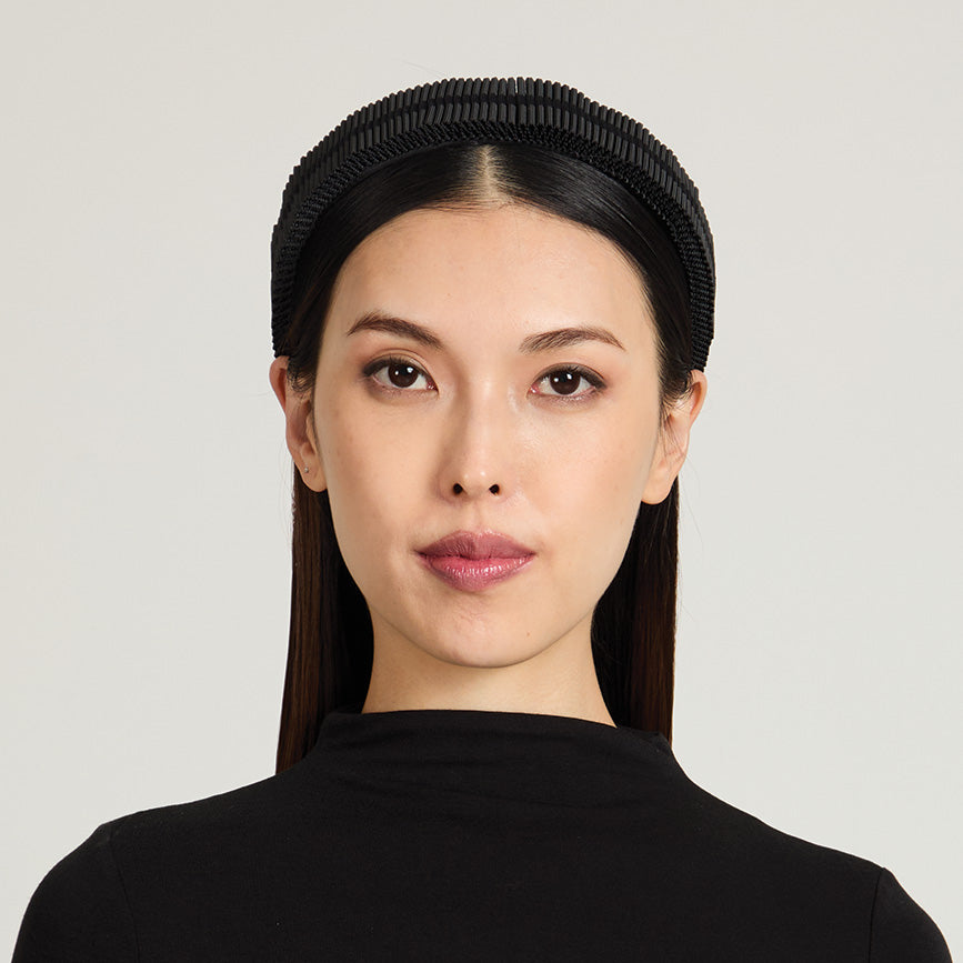 Elizabeth Pleated Headband for Women - Elegant Hair Accessory for Weddings, Parties & Everyday Wear | Adjustable & Comfortable Head Wrap | Perfect Gift for Her