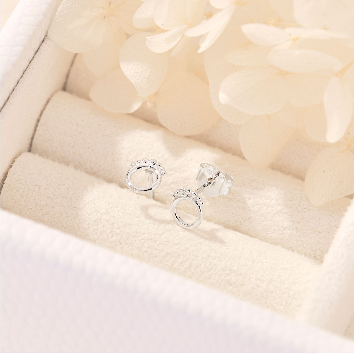 Dainty Horizon Stud Earrings for Women - Minimalist Gold Plated Studs for Everyday Wear | Perfect for Work, Date Night & Gifting