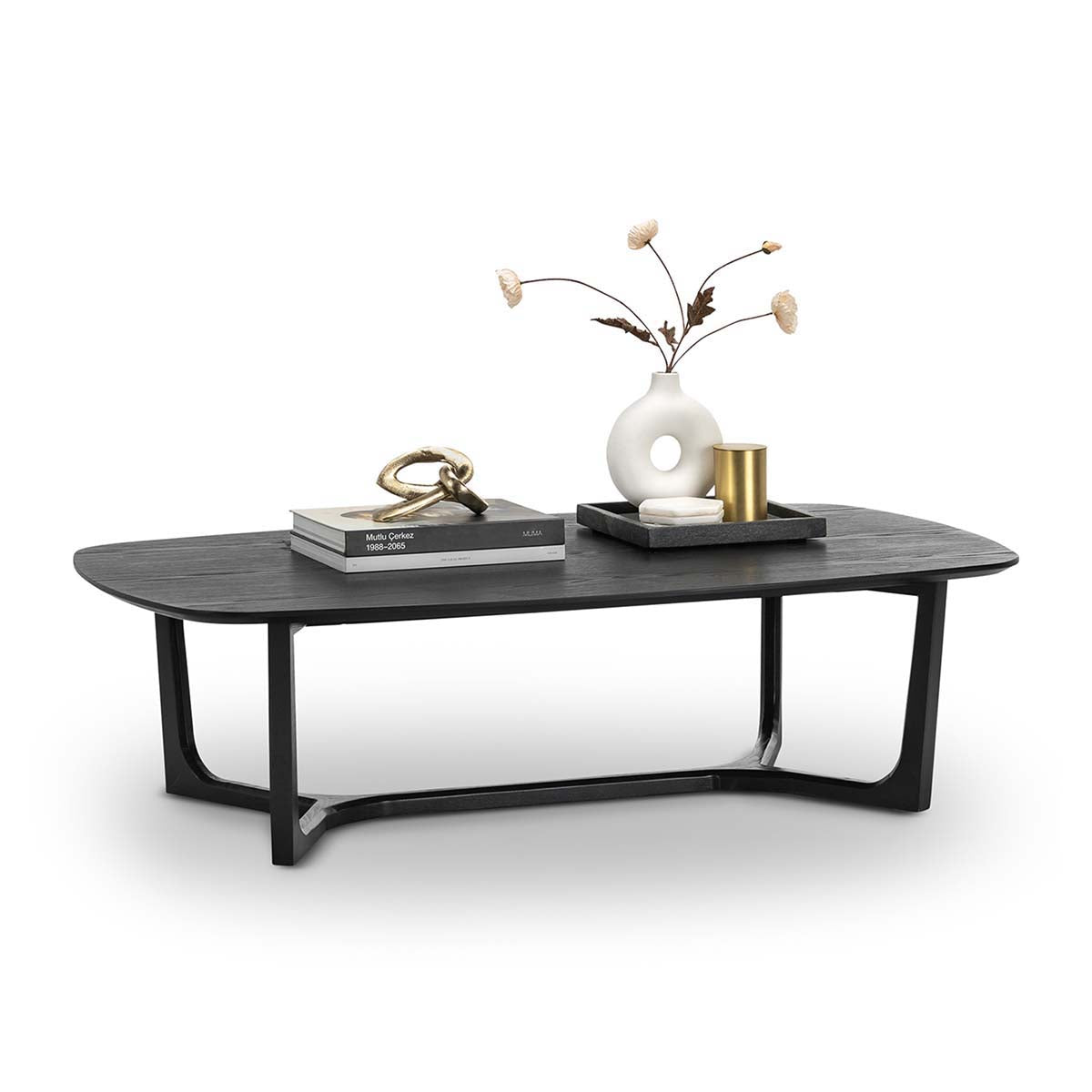 Ashwood Oval Coffee Table - Modern Living Room Centerpiece for Home Decor | Stylish & Durable Wooden Table for Coffee, Books & More