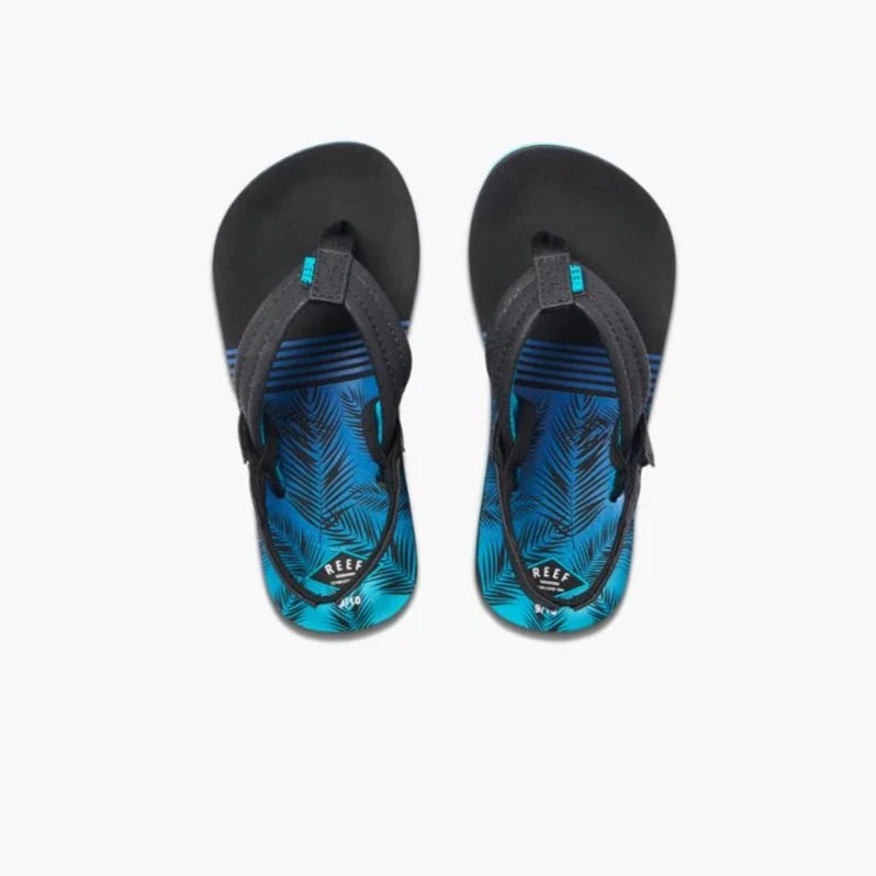 **Reef Aquifer Palm Little Ahi Toddler Sandals - Comfortable Beach & Water Shoes for Kids - Perfect for Pool, Beach, and Outdoor Play**