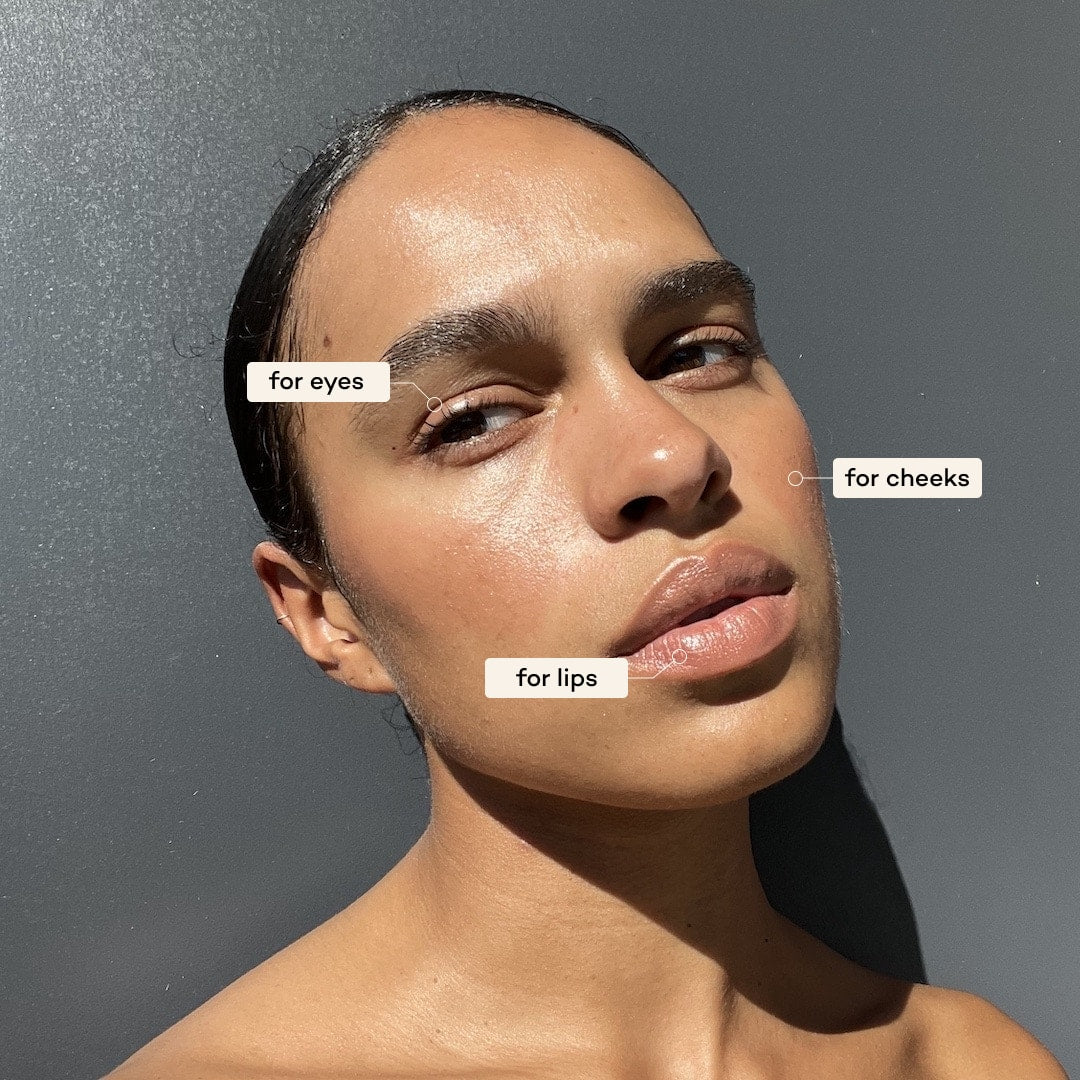 Natural Tinted Dew Multi Sticks - 3-in-1 Lip, Cheek & Eyeshadow Balm | Vegan, Cruelty-Free Makeup for Everyday Glow | Perfect for On-the-Go Beauty & Travel Essentials