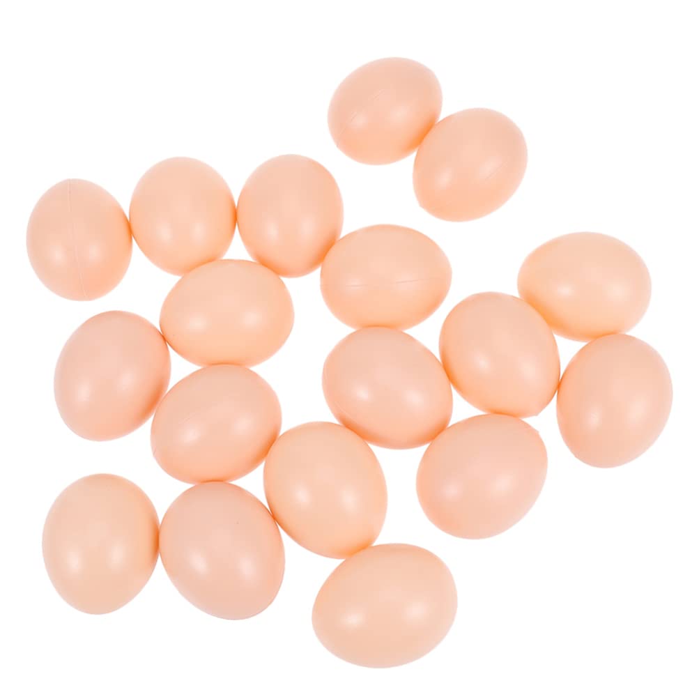 ABOOFAN 35pcs Wooden Easter Eggs - Fake Chicken Nesting Eggs, Unfinished DIY Craft Eggs for Easter Decorations, Party Supplies & Kids Crafts - Perfect for Home Decor, Easter Hunts, and DIY Projects