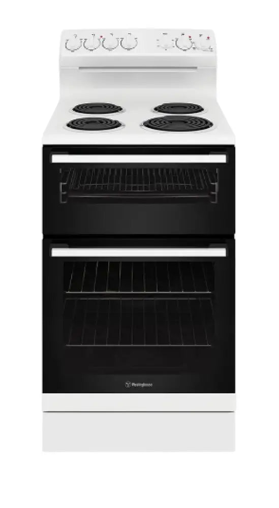 Westinghouse WLE522WC 54cm Freestanding Electric Cooker - Perfect for Home Kitchens, Small Apartments & Compact Cooking Spaces