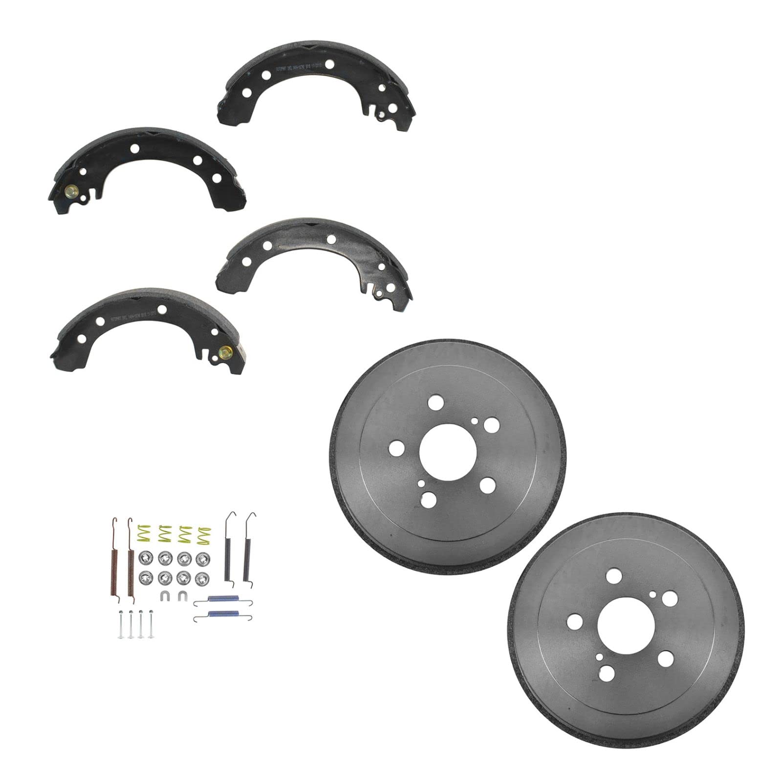 Rear Brake Shoe Drum & Hardware Kit for 2003-2008 Toyota Corolla - Perfect for Brake System Replacement & Maintenance