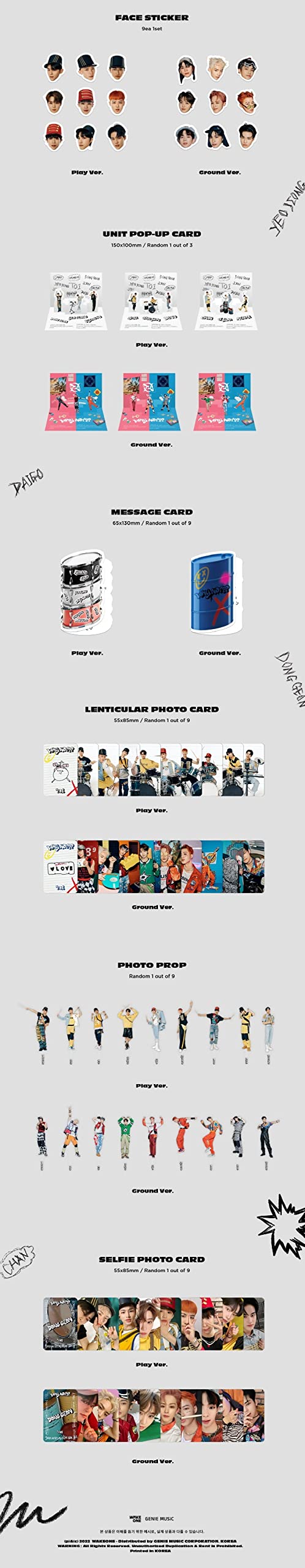 TO1 WHY NOT?? 3rd Mini Album Ground Version - 80p Photo Book, Logo & Name Sticker Set, Face Sticker Set, Pop-up Card, Message Card, Lenticular Photo Card, Photo Prop & Selfie Photo Card | K-Pop Merchandise for Fans, Collectors & Gift Giving