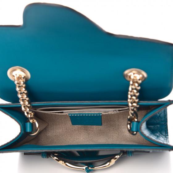 Gucci Emily Mini Micro Guccissima Leather Crossbody Bag in Blue - Perfect for Evening Out & Date Night