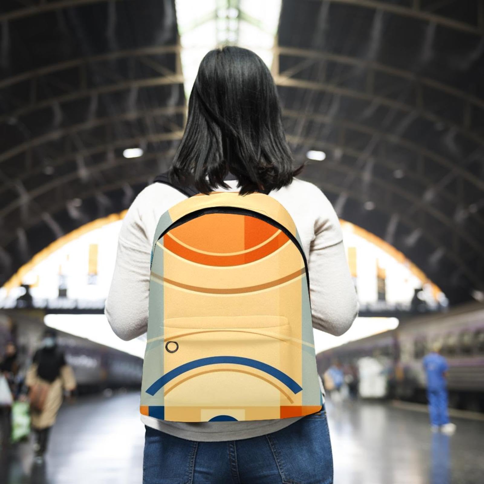 Lightweight Travel Backpack - Small Carry On Backpack for Men & Women - Waterproof Sports Backpack for Basketball Games, Gym, Hiking & Daily Use