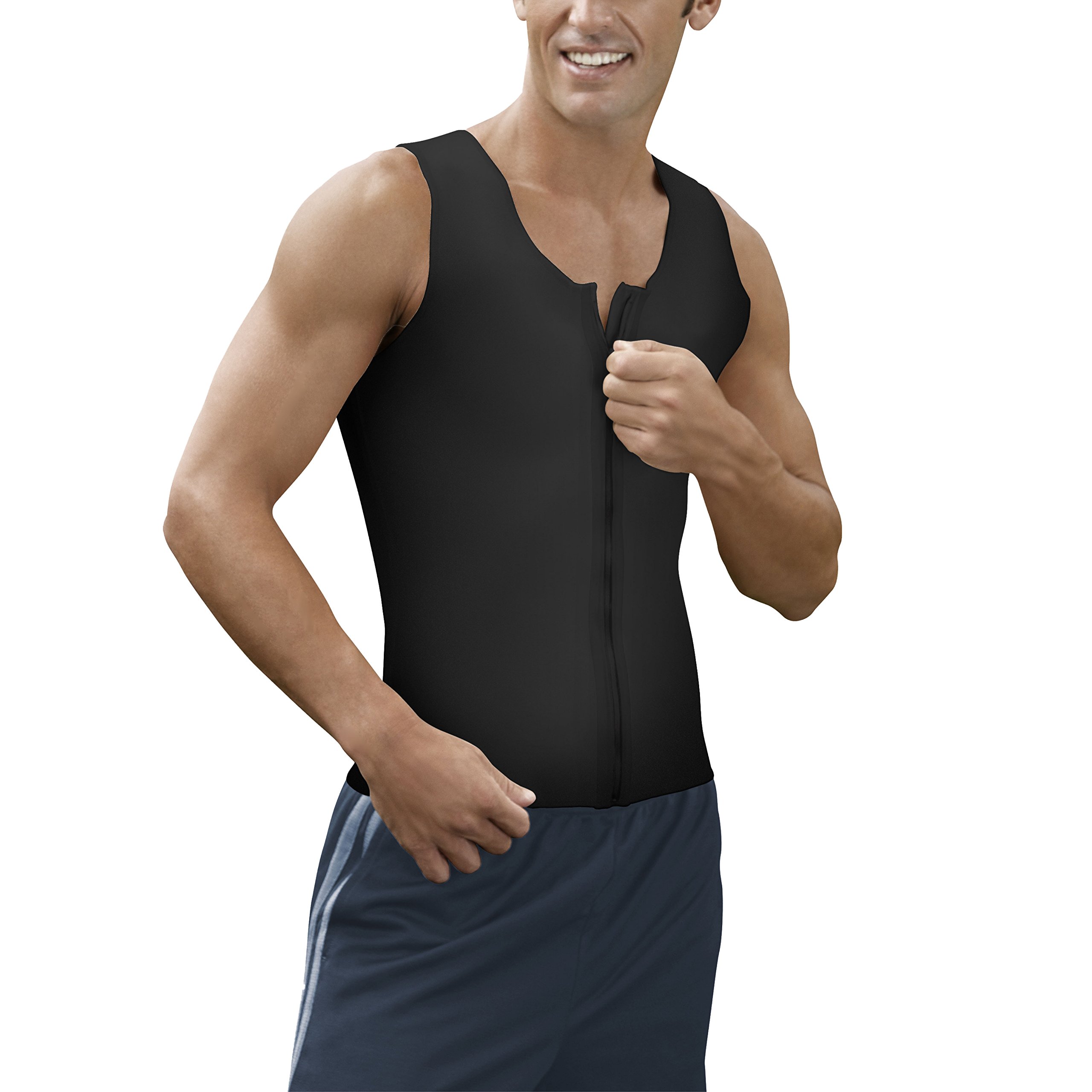 Men's Firm Compression Vest Core 2 - Workout Shirt for Muscle Support & Posture Correction - Ideal for Gym, Running & Weight Training