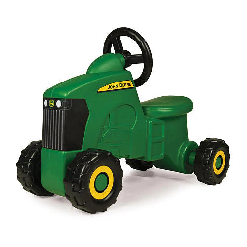 John Deere Sit N Scoot Tractor Ride On Toy for Kids - Battery-Powered Pretend Play Vehicle with Realistic Sounds & Lights - Perfect for Outdoor Play, Birthday Gifts & Toddler Pretend Farming Fun