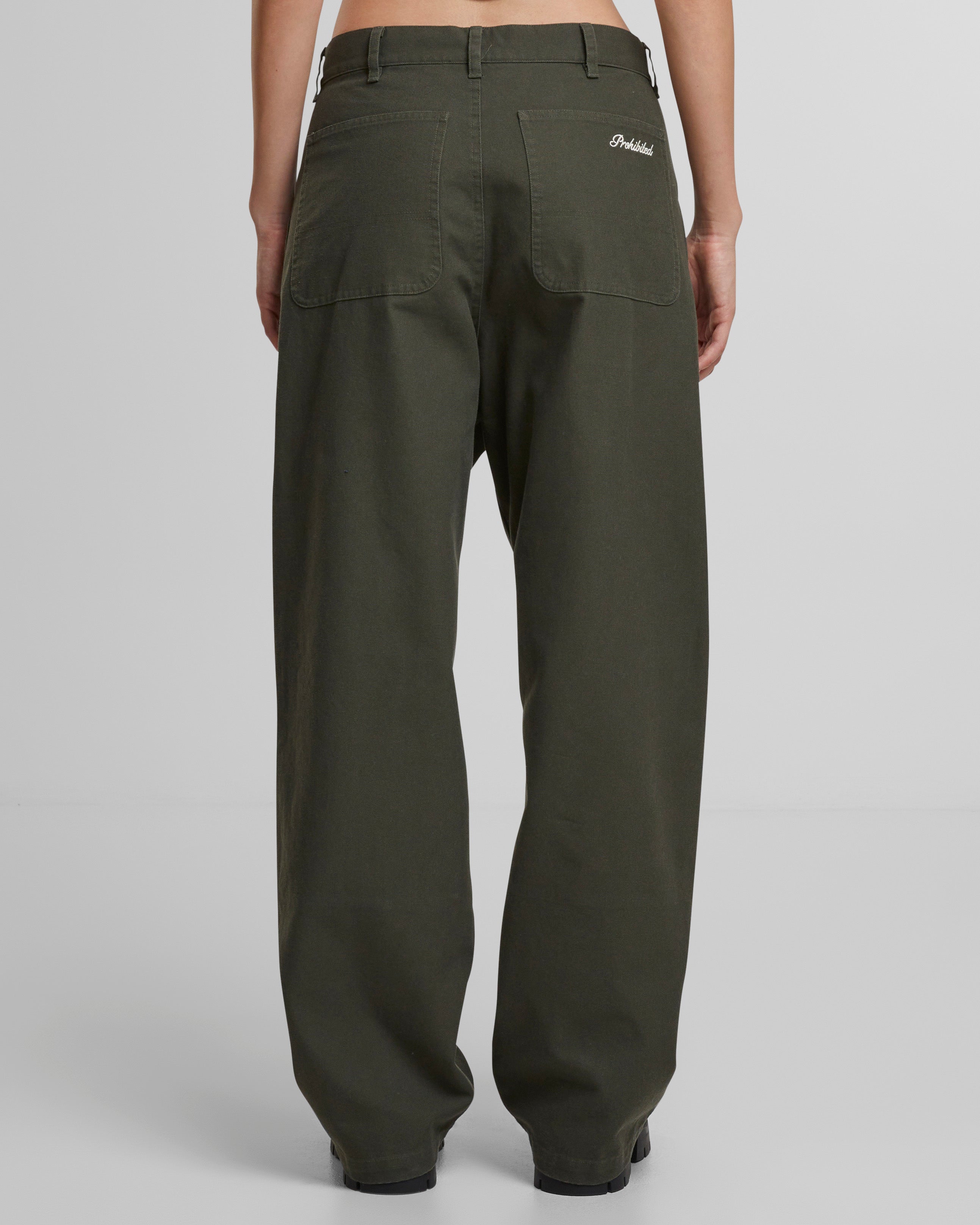 East Ham Carpenter Pants for Men - Durable Work Pants in Green | Comfortable & Functional Workwear for Construction, Carpentry & Outdoor Activities