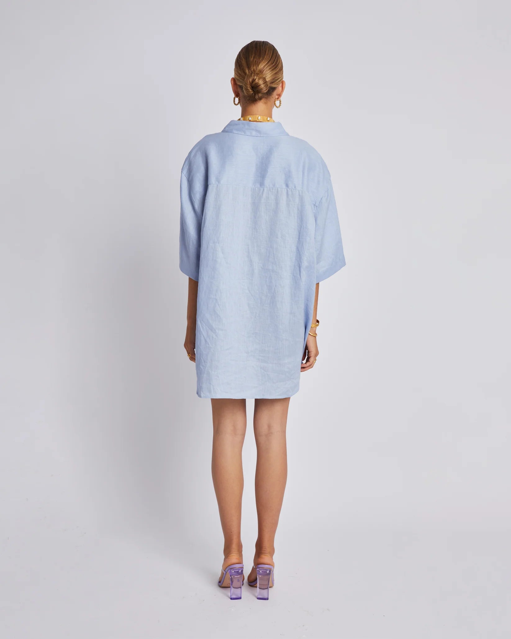Alice Blue Oversized T-Shirt for Women - Comfortable & Stylish Big Shirt for Casual Wear, Lounge & Everyday Outfits
