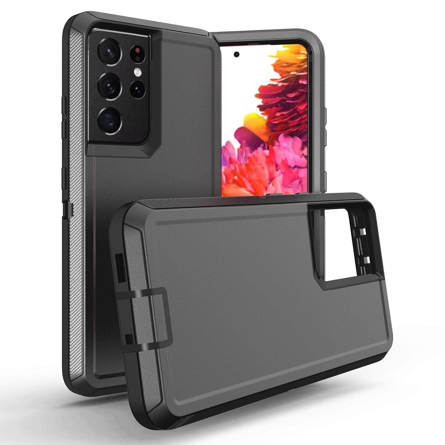 Shockproof Rugged Armor Case for Samsung Galaxy S23 - Heavy Duty Protection for Outdoor, Work & Adventure Activities