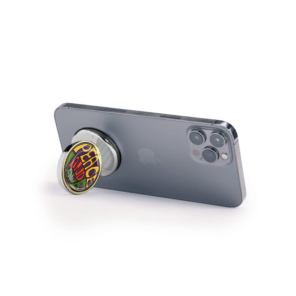 HANDL New York Peace and Love Phone Grip and Stand - Benjamin Collection - Secure Smartphone Holder for Home, Office, and Travel