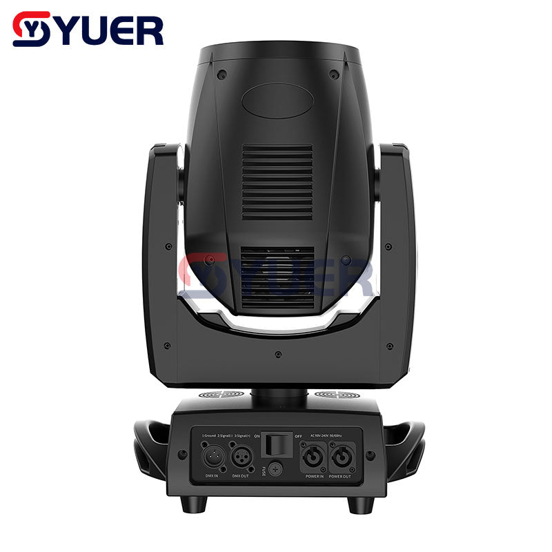 YUER™ MINI 7R 230W DMX Moving Head Light - 16/20 Channel Beam Spot Light with Lyre Bracket for DJ, Bar, Disco, Concert & Party Lighting - Fast Shipping | Perfect for Stage Shows, Nightclubs & Events
