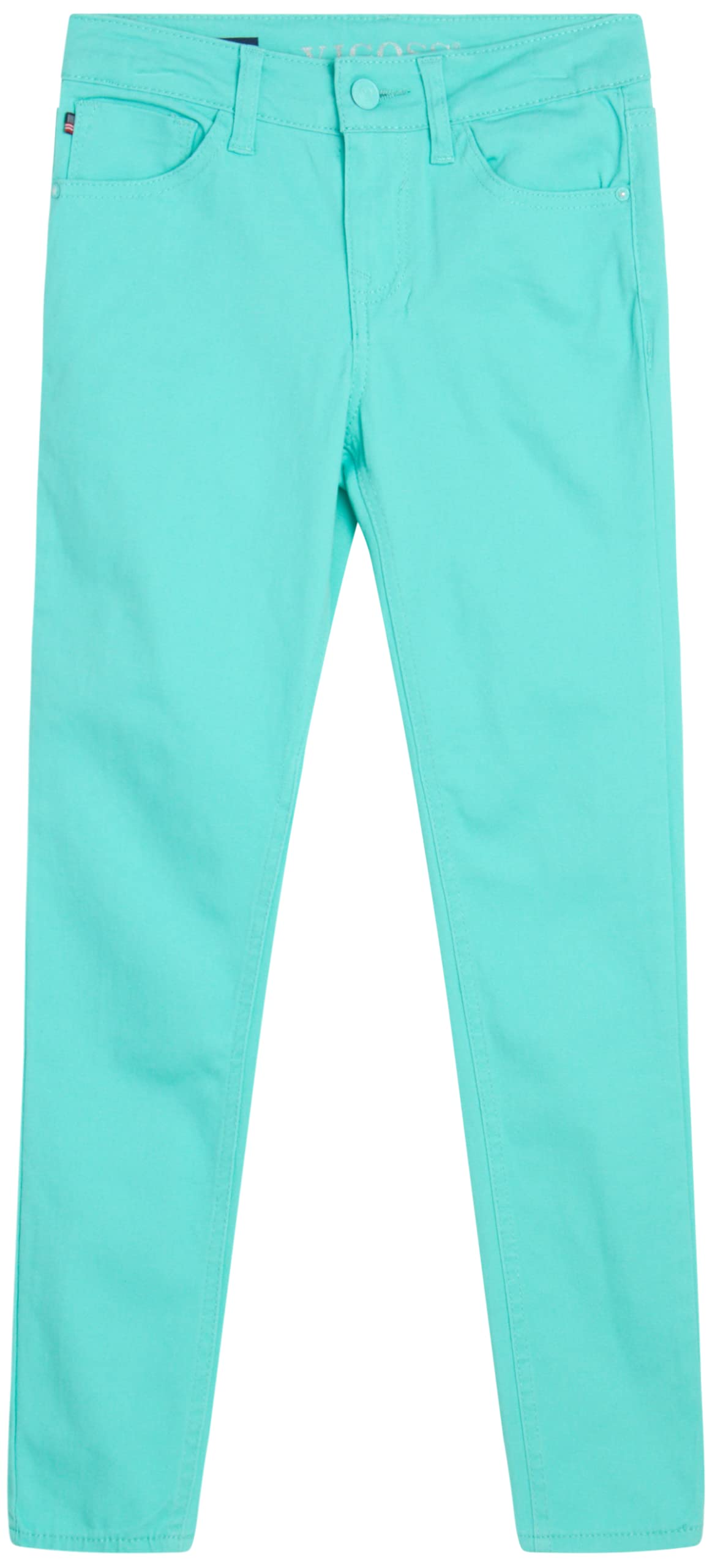 VIGOSS Girls' Super Stretch Skinny Jeans - Adjustable Slim Fit Denim Pants for Kids (Size 4-16) - Perfect for School, Playdates & Casual Outings