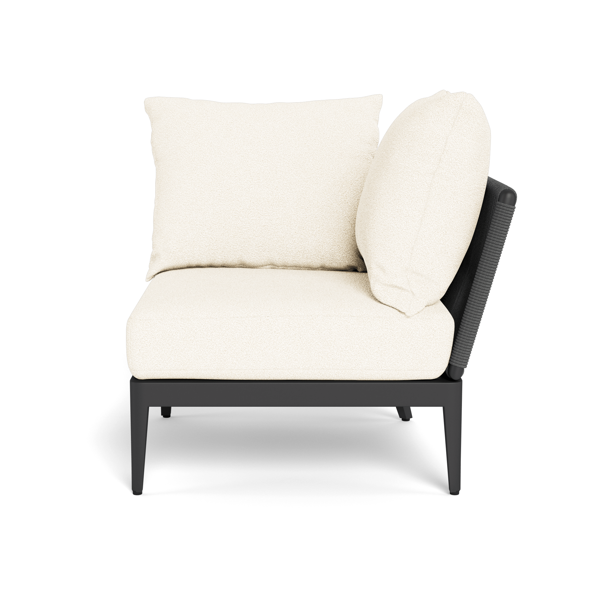 Hamilton Corner Sofa - Modern L-Shaped Sectional Couch with Storage Ottoman, Perfect for Small Spaces & Apartment Living - Living Room, Family Room, Home Theater, Office Lounge